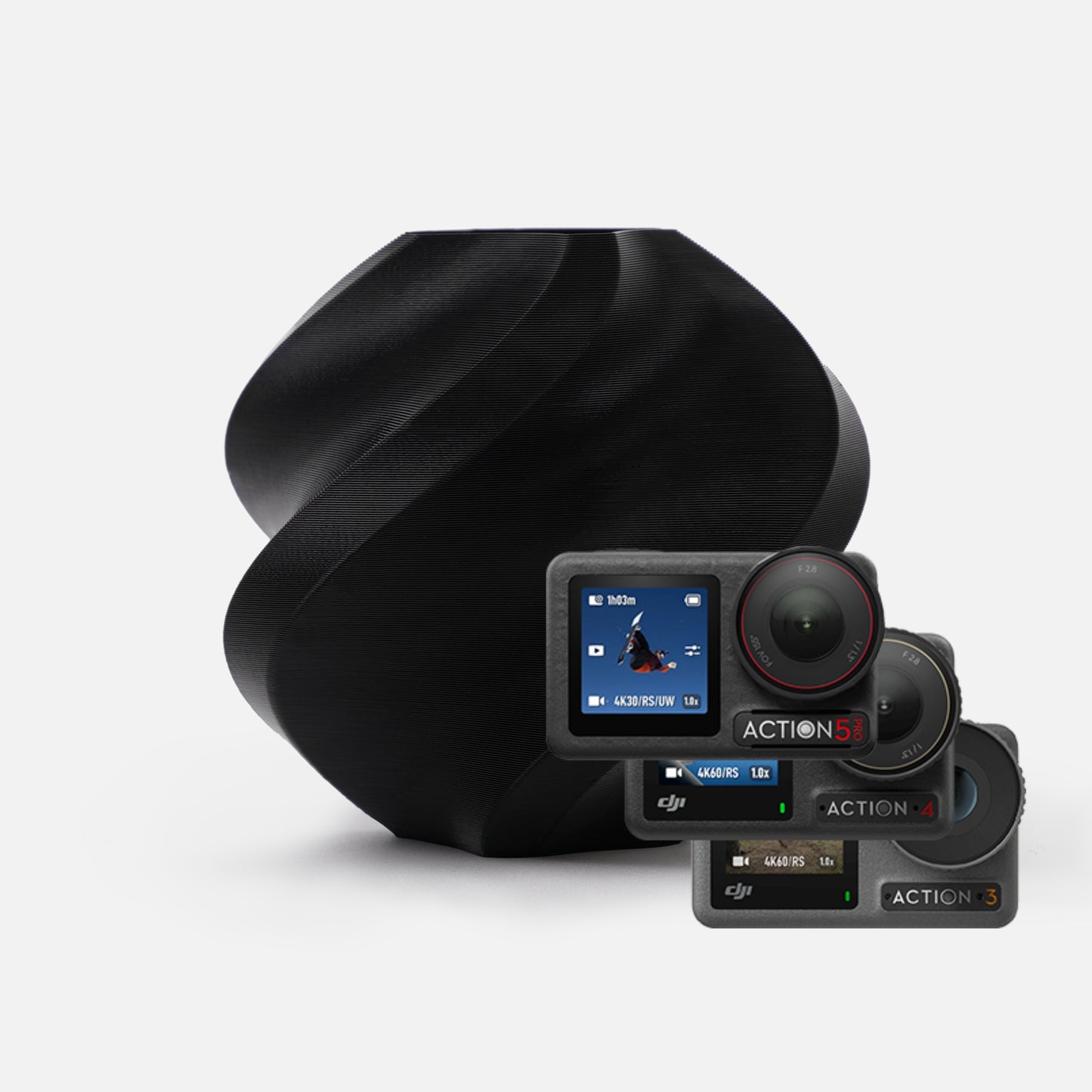 FUDO ChinMount pour DJI Osmo Action 3 à 5