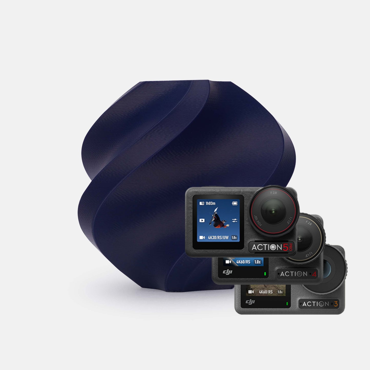 FUDO ChinMount pour DJI Osmo Action 3 à 5