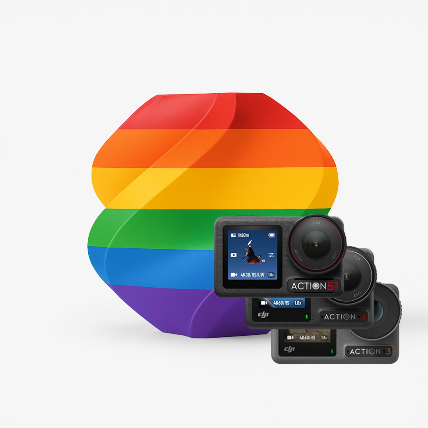 FUDO ChinMount pour DJI Osmo Action 3 à 5