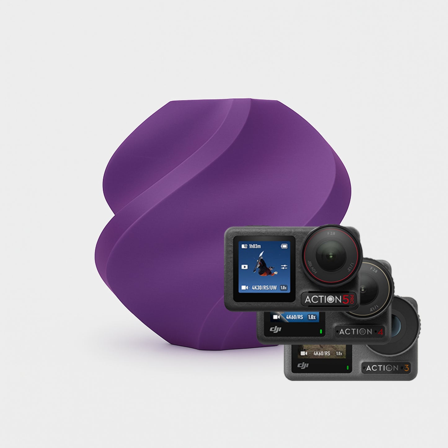 FUDO ChinMount pour DJI Osmo Action 3 à 5