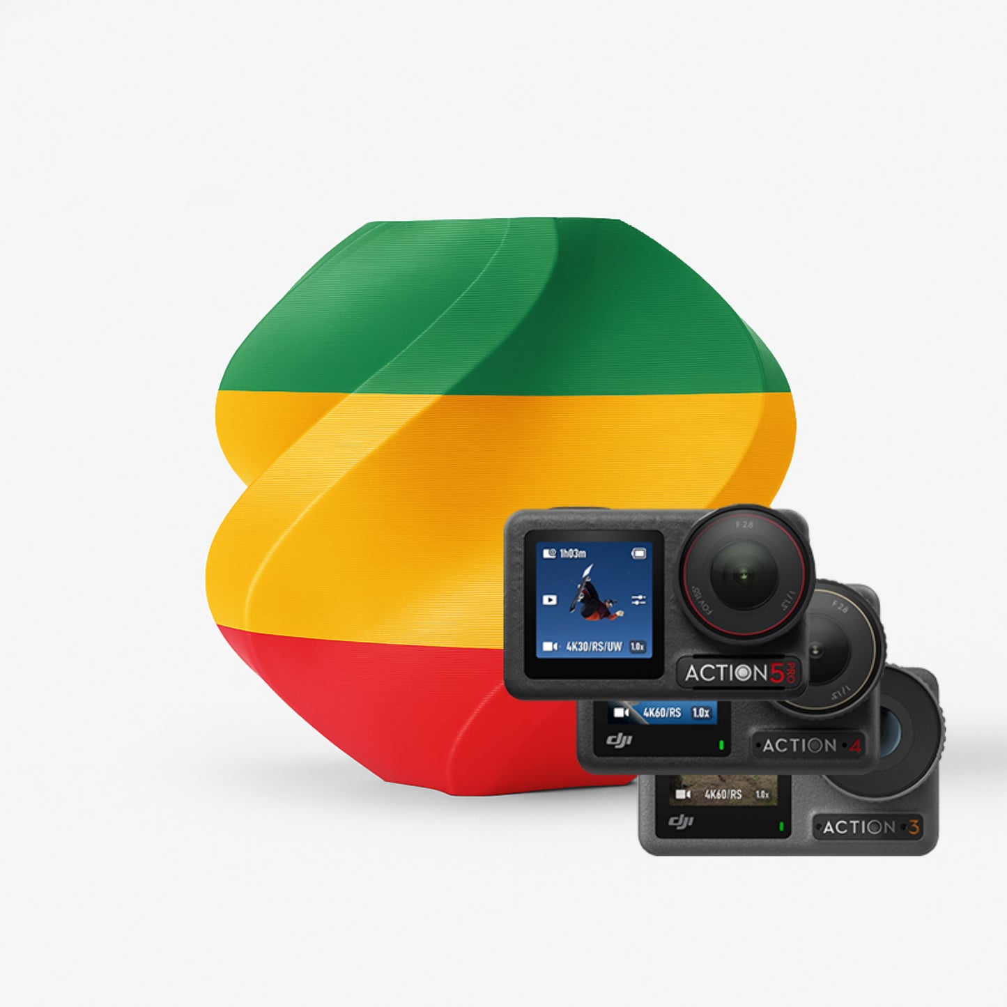 FUDO ChinMount pour DJI Osmo Action 3 à 5