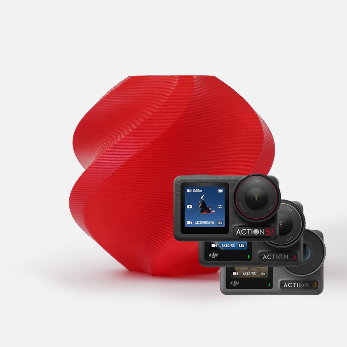 FUDO ChinMount pour DJI Osmo Action 3 à 5