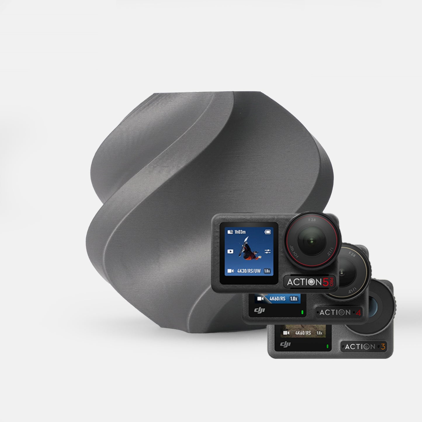 FUDO ChinMount pour DJI Osmo Action 3 à 5