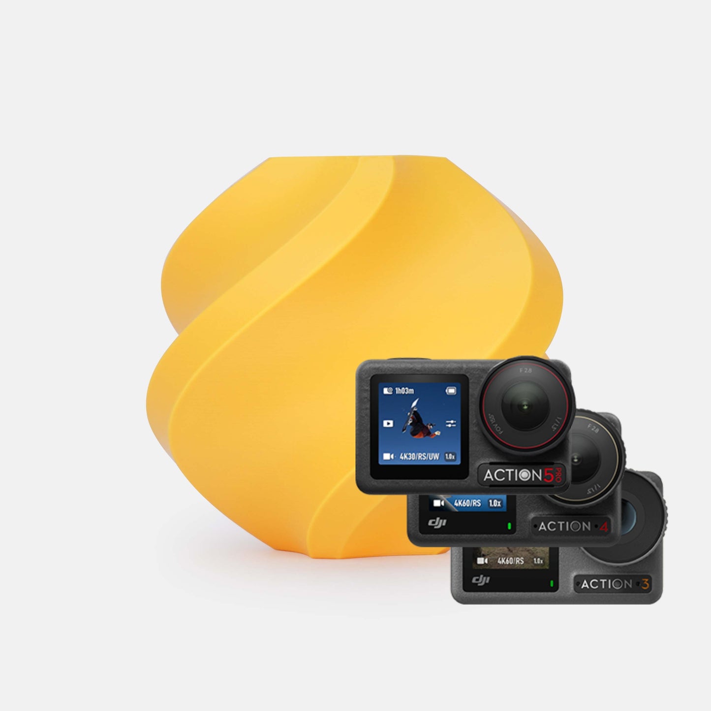 FUDO ChinMount pour DJI Osmo Action 3 à 5