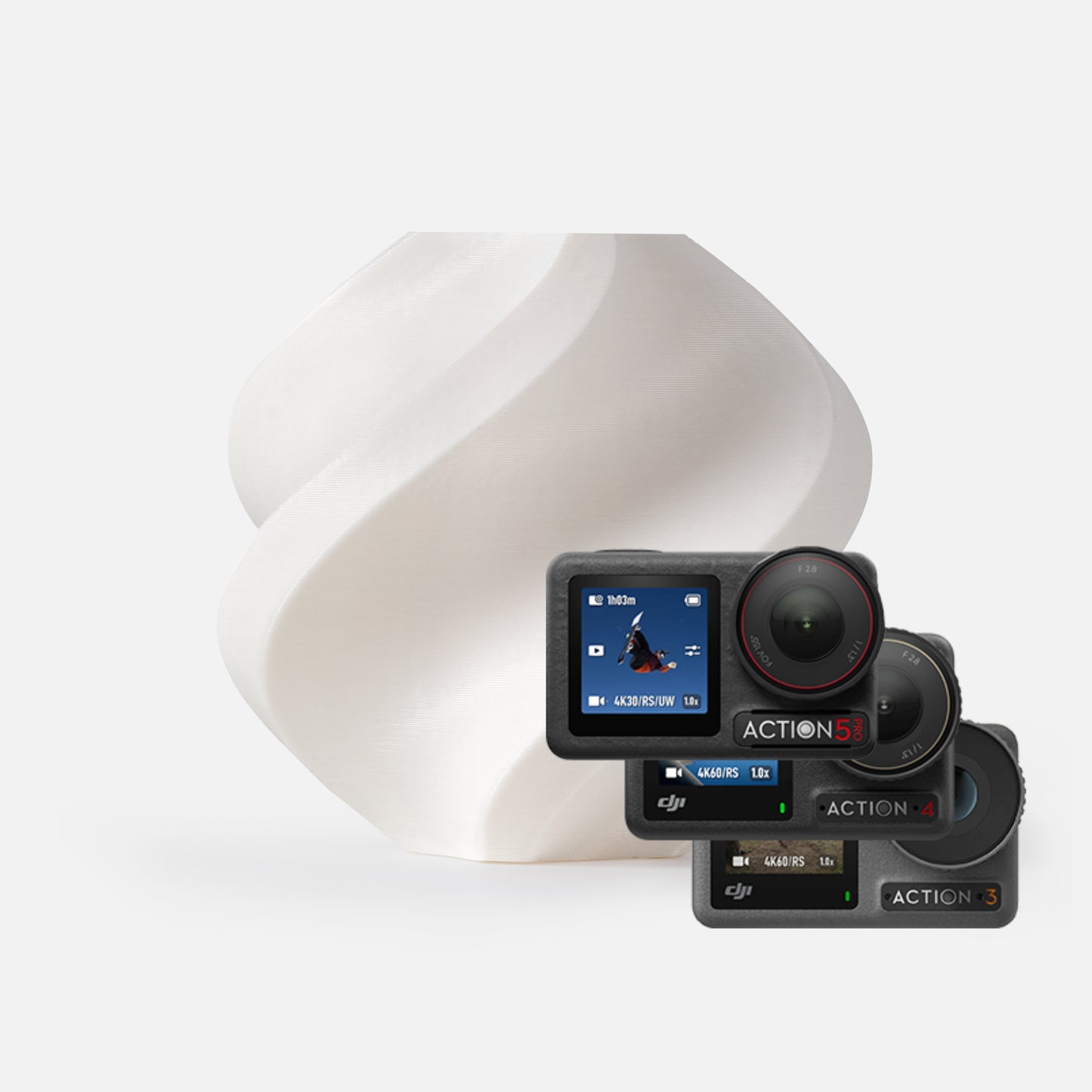 FUDO ChinMount pour DJI Osmo Action 3 à 5