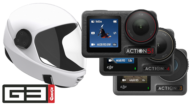 FUDO ChinMount pour DJI Osmo Action 3 à 5