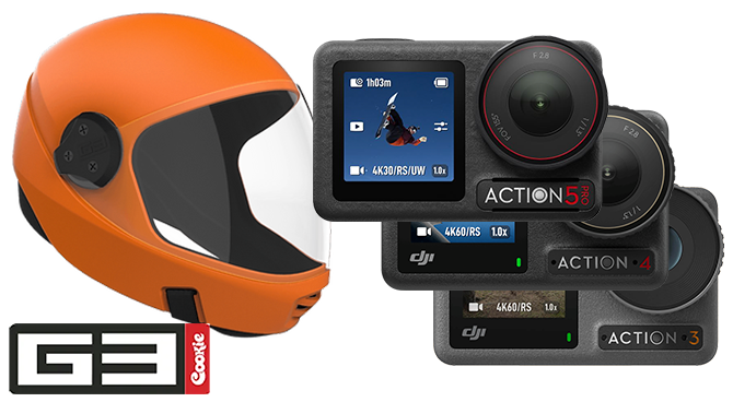 FUDO ChinMount pour DJI Osmo Action 3 à 5