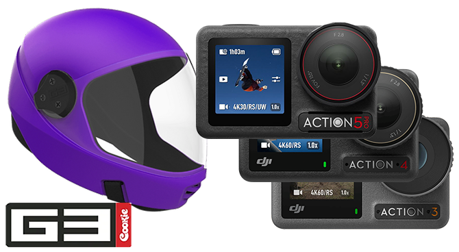 FUDO ChinMount pour DJI Osmo Action 3 à 5