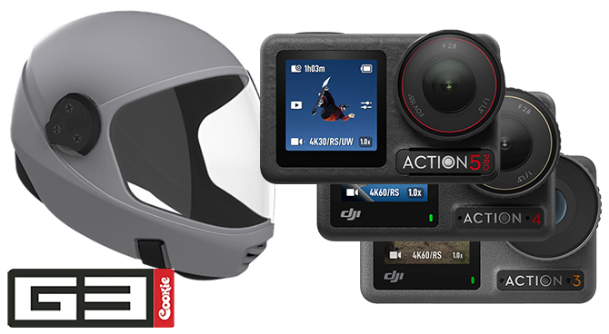 FUDO ChinMount per DJI Osmo Action da 3 a 5