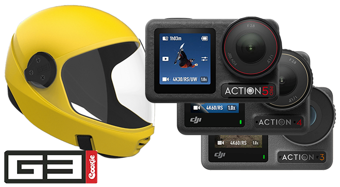 FUDO ChinMount per DJI Osmo Action da 3 a 5