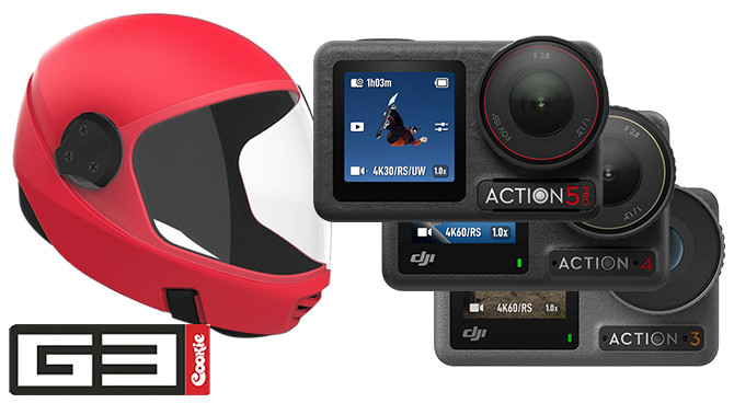 FUDO ChinMount per DJI Osmo Action da 3 a 5
